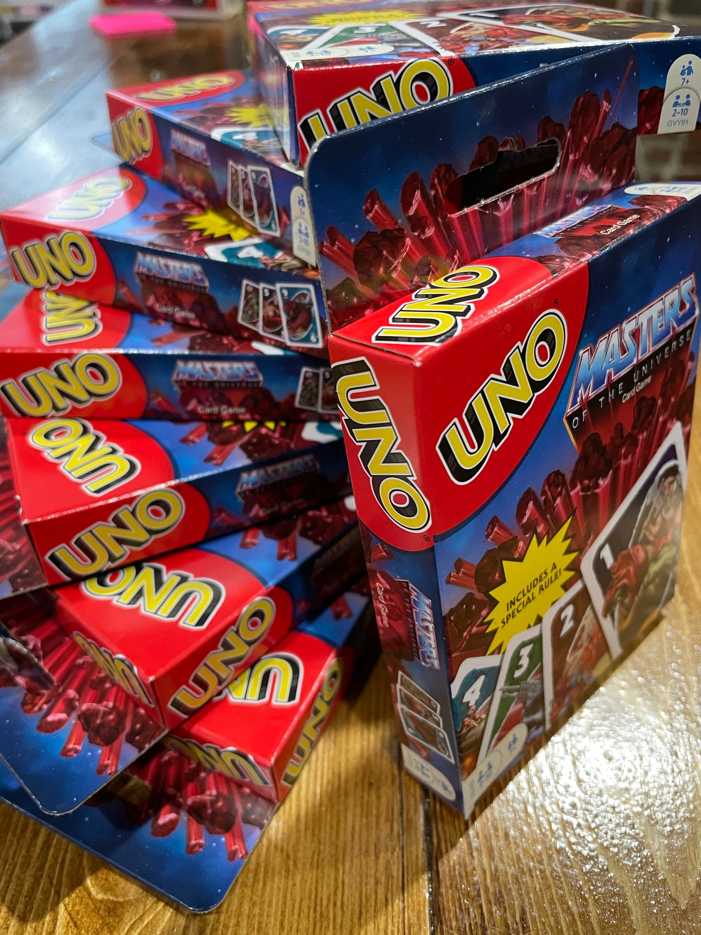 Masters of the universe Uno Card game cartoon motu