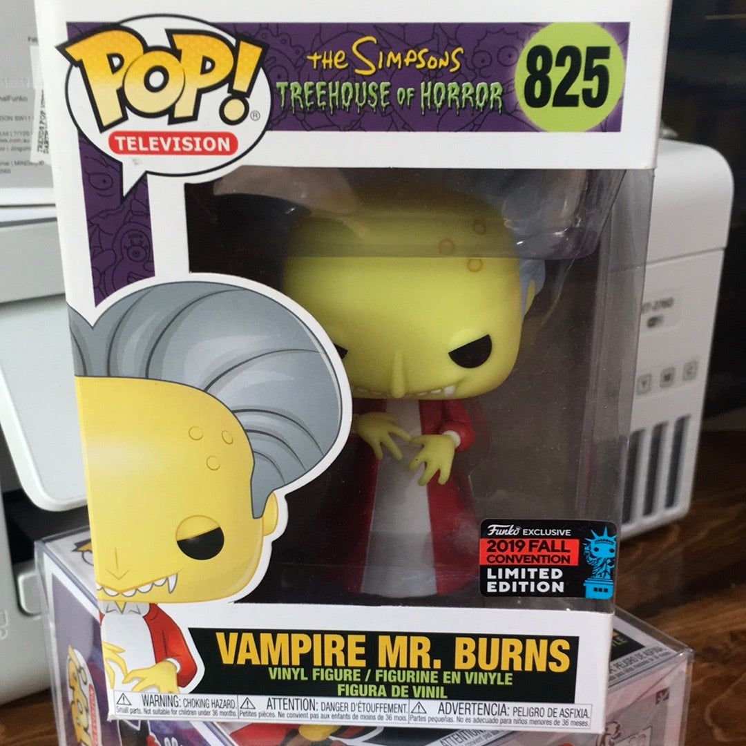 Simpsons Vampire Mr Burns exclusive Funko Pop! Vinyl figure new