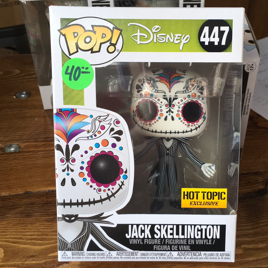 NBC Jack Skellington Sugar Skull AS IS exclusive Funko Pop! Vinyl figure Disney