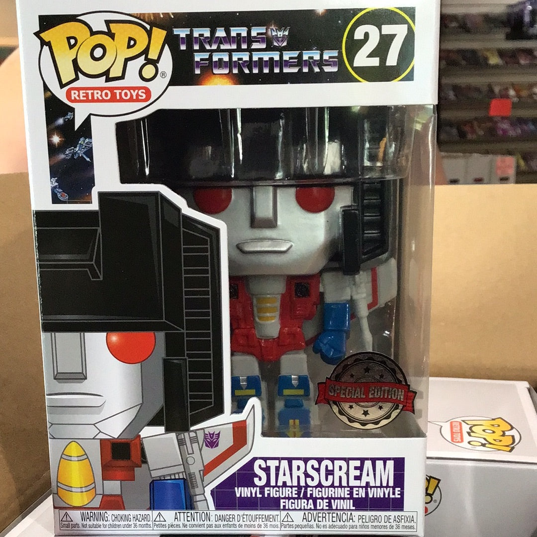 Transformers - Starscream #27 - Exclusive Funko Pop! Vinyl Figure (cartoon)
