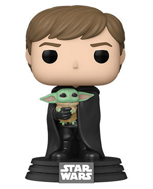 Star Wars: Mandalorian Luke with Grogu #482 - Funko Pop! Vinyl Figure