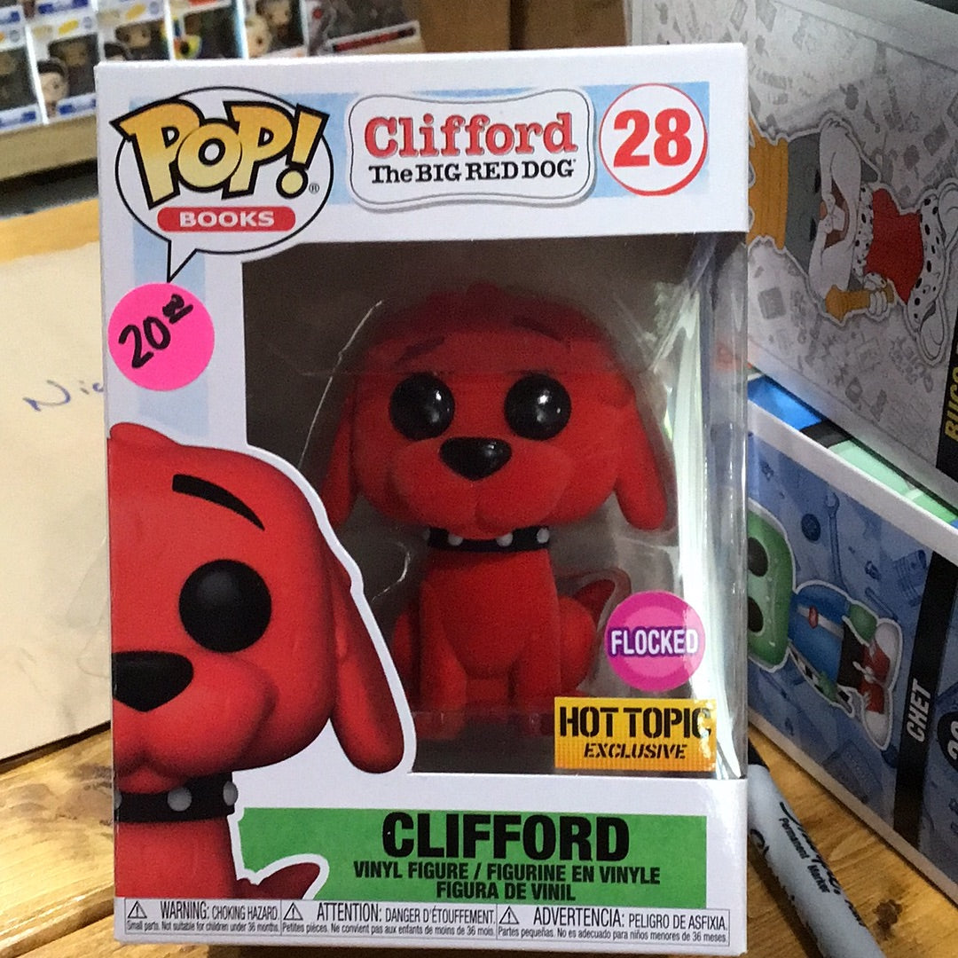 Clifford the Big Red Dog Flocked Exclusive Funko Pop! Vinyl Figure