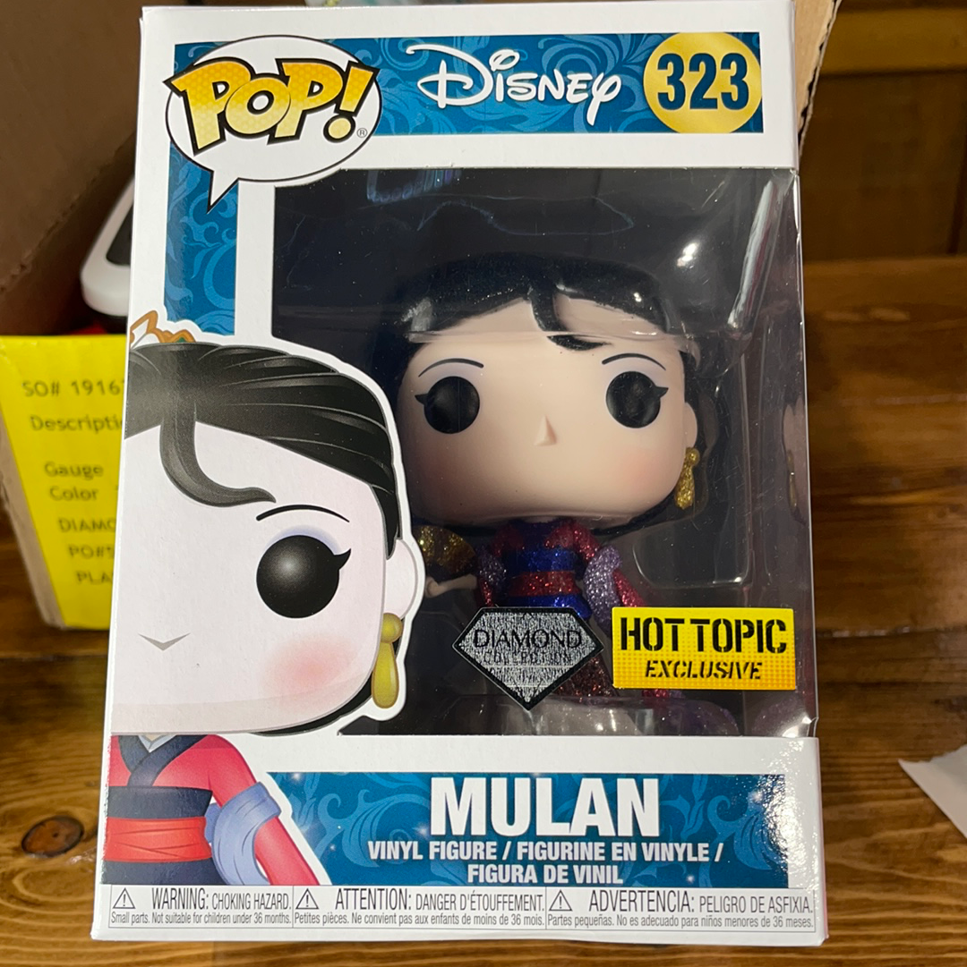 Disney Mulan Diamond exclusive 323 Funko Pop! Vinyl figure new 2020