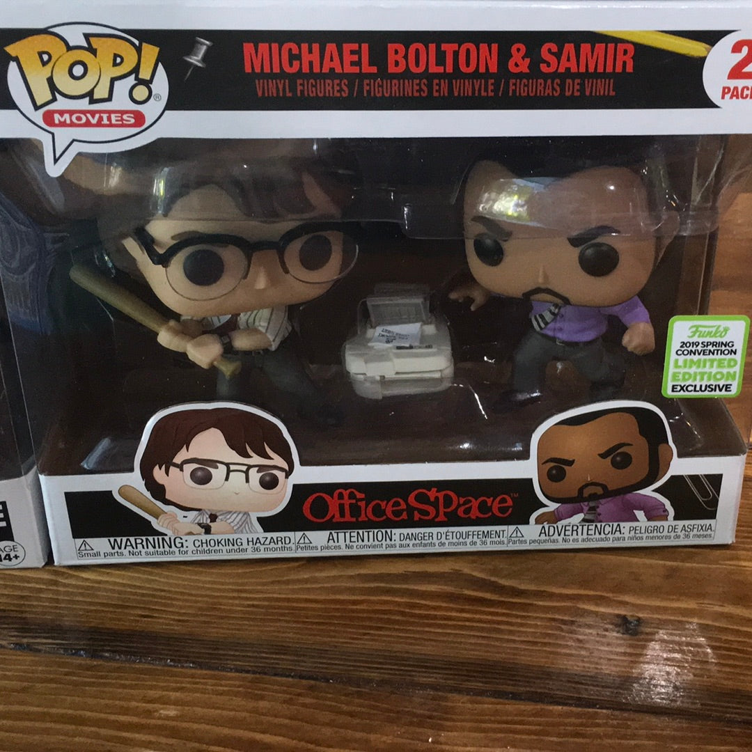 Office Space 2 pack Michael Bolton Samir exclusive Funko Pop! Vinyl Figure movies