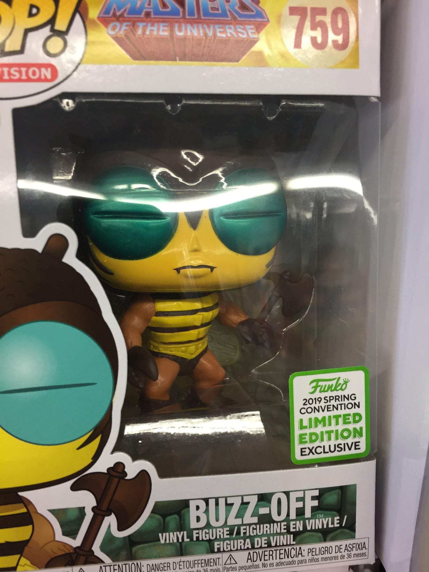 MOTU Buzz Off 759 Exclusive Funko Pop! Vinyl figure cartoon