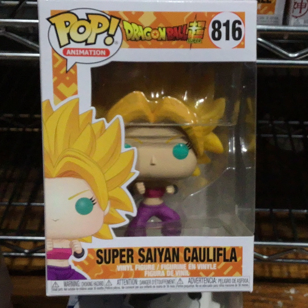 DBZ super saiyan Caulifla 816 Funko pop! Vinyl figure anime
