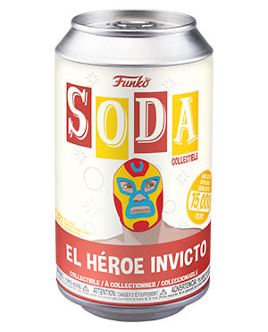 Vinyl Soda Luchadores Iron Man El Hero Invicto Mystery Funko figure