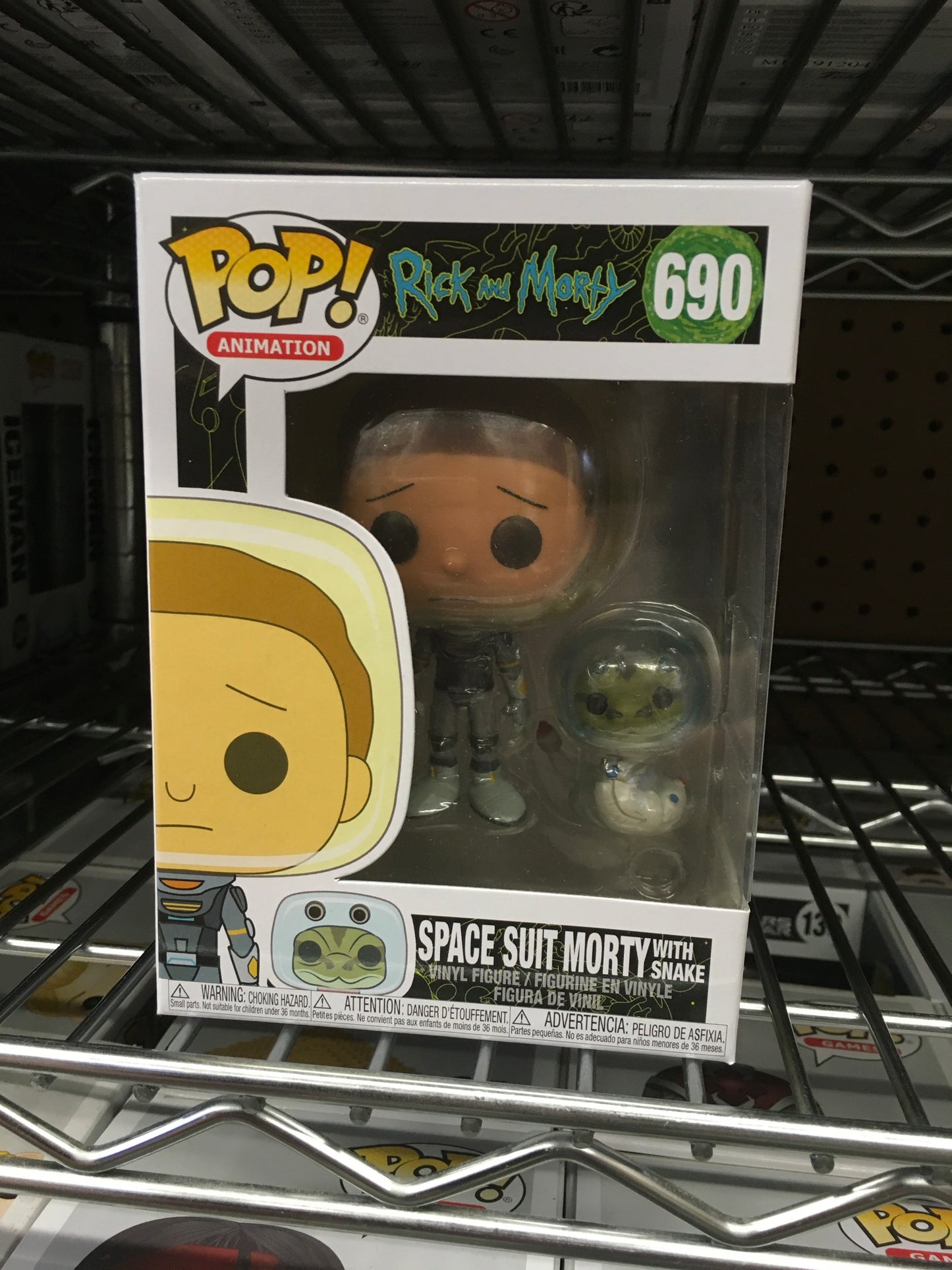 Rick Morty Space Suit MORTY Funko Pop! Vinyl figure cartoons