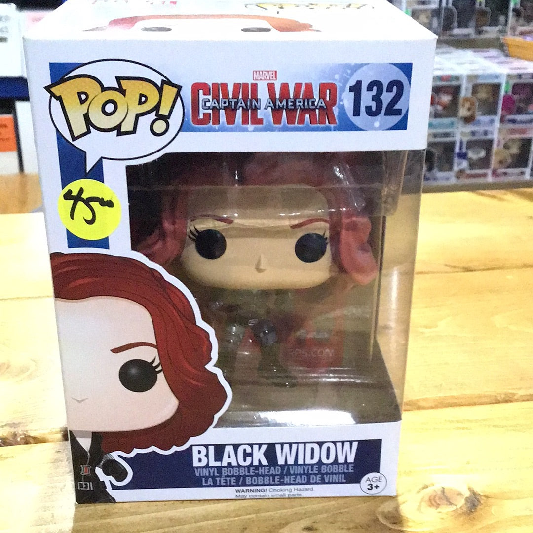 Rejse tilfredshed Glorious Civil War Black Widow 132 Funko Pop! vinyl Figure marvel – Tall Man Toys &  Comics
