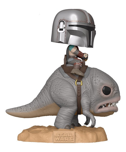 Mandalorian deluxe on Blurrg Funko Pop! Vinyl figure star wars