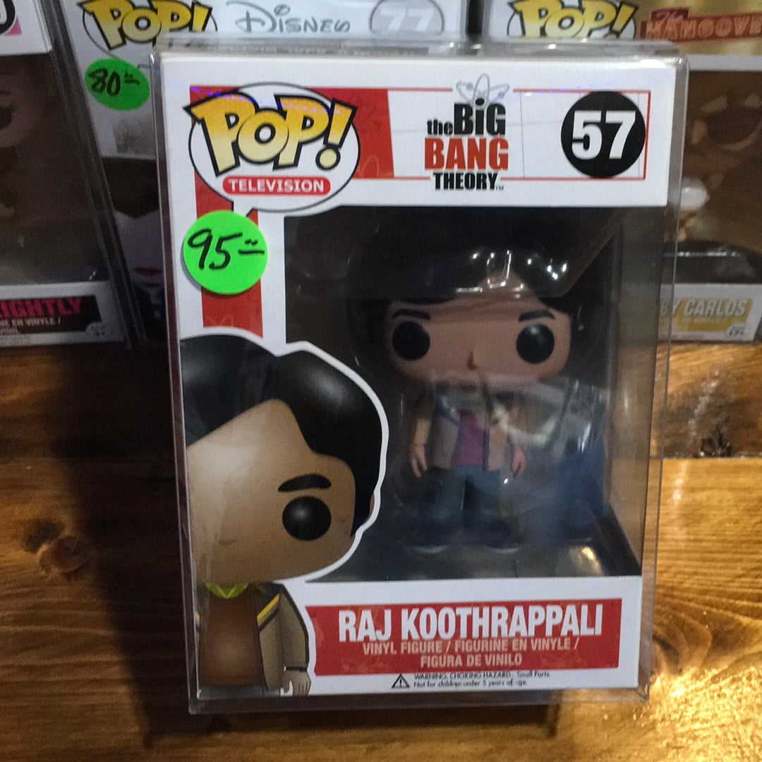Big Bang Theory Raj Koothrappali 57 Funko Pop! Vinyl Figure (television )