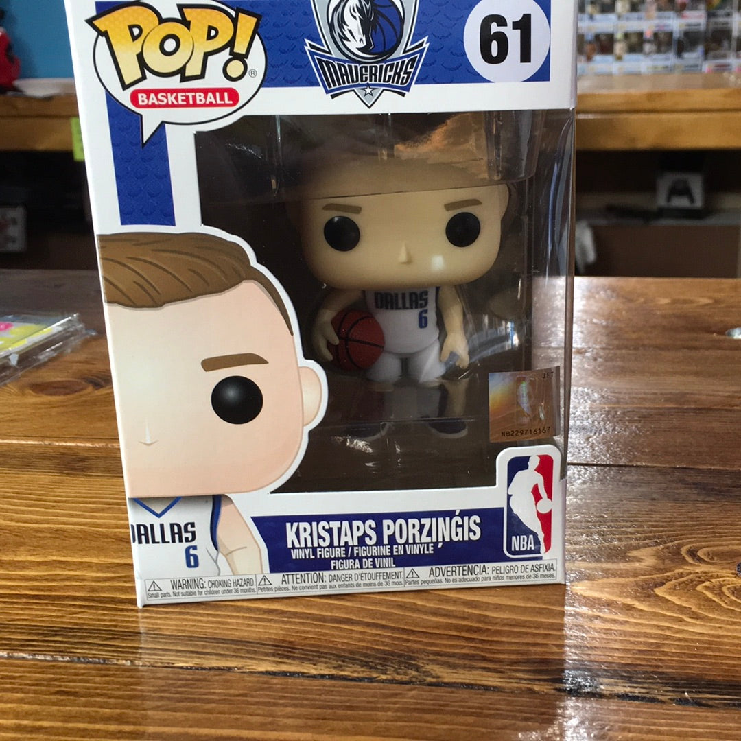 NBA Mavericks Kristaps Porzingis Funko Pop! Vinyl figure sports