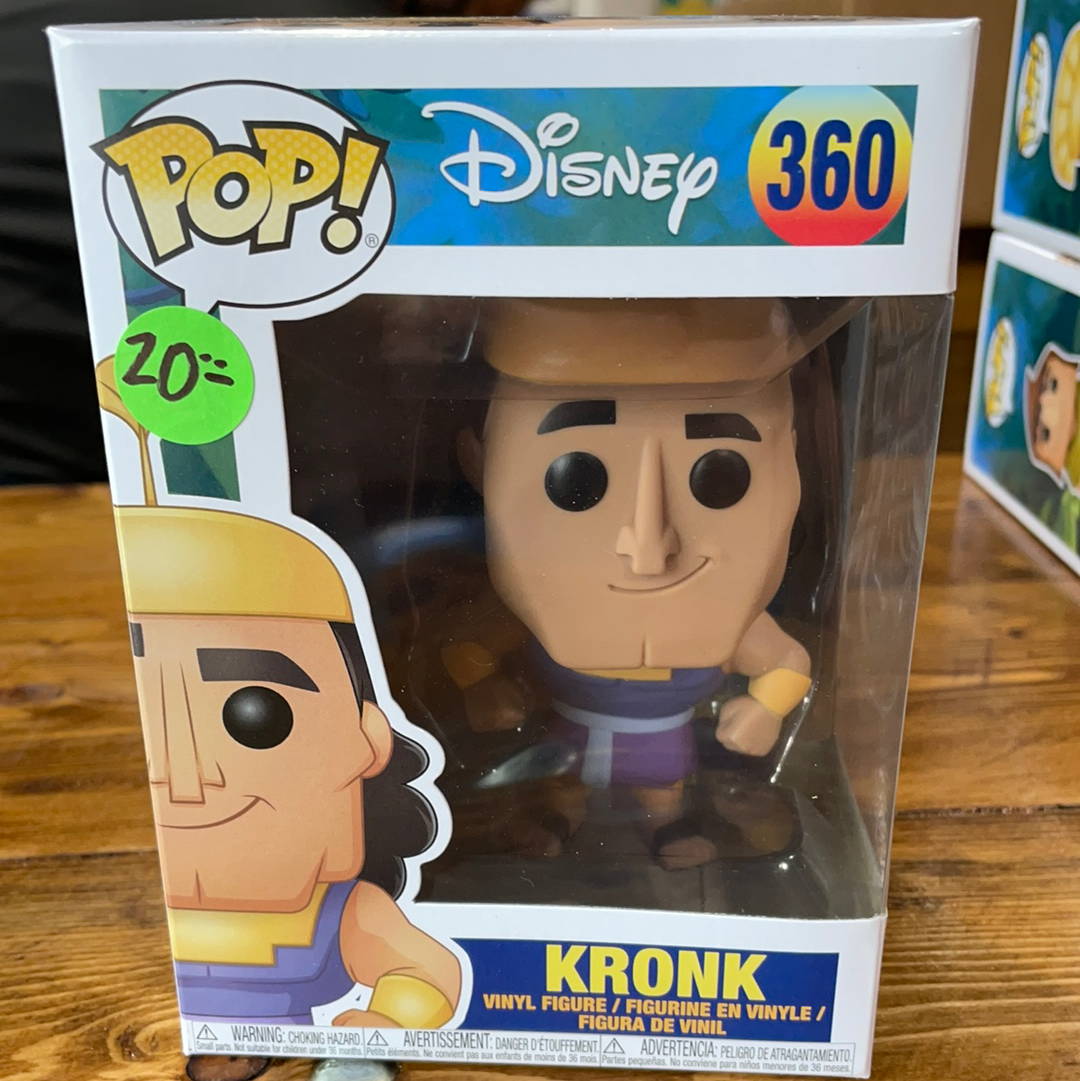 Disney Emperor’s New Groove Kronk 360 Funko Pop! Vinyl figure cartoon