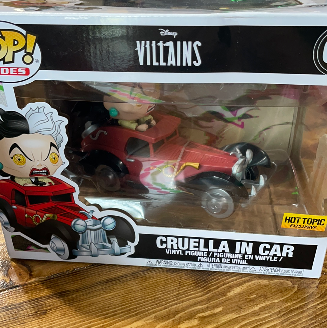 Cruella in car funko pop sales