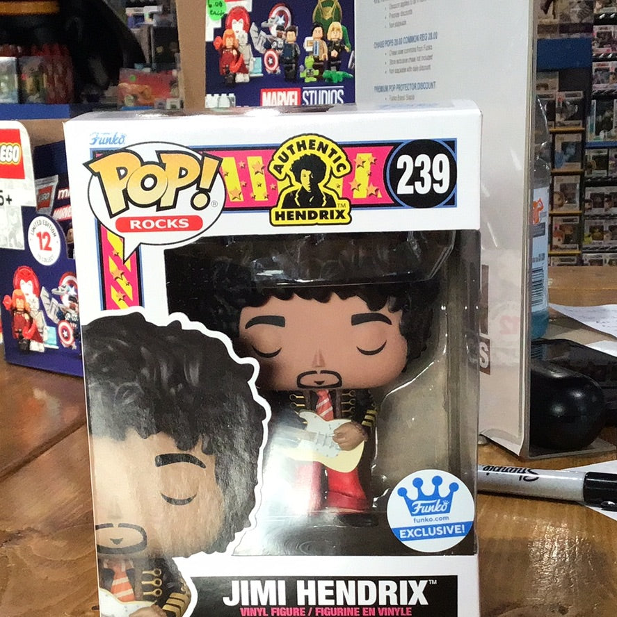 Jimi Hendrix Funko Exclusive Funko Pop Rocks Vinyl Figure