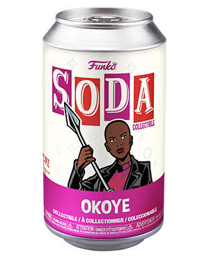 Marvel Wakanda Forever Black Panther - Okoye - Sealed Funko Mystery Soda Figure - LIMIT 6