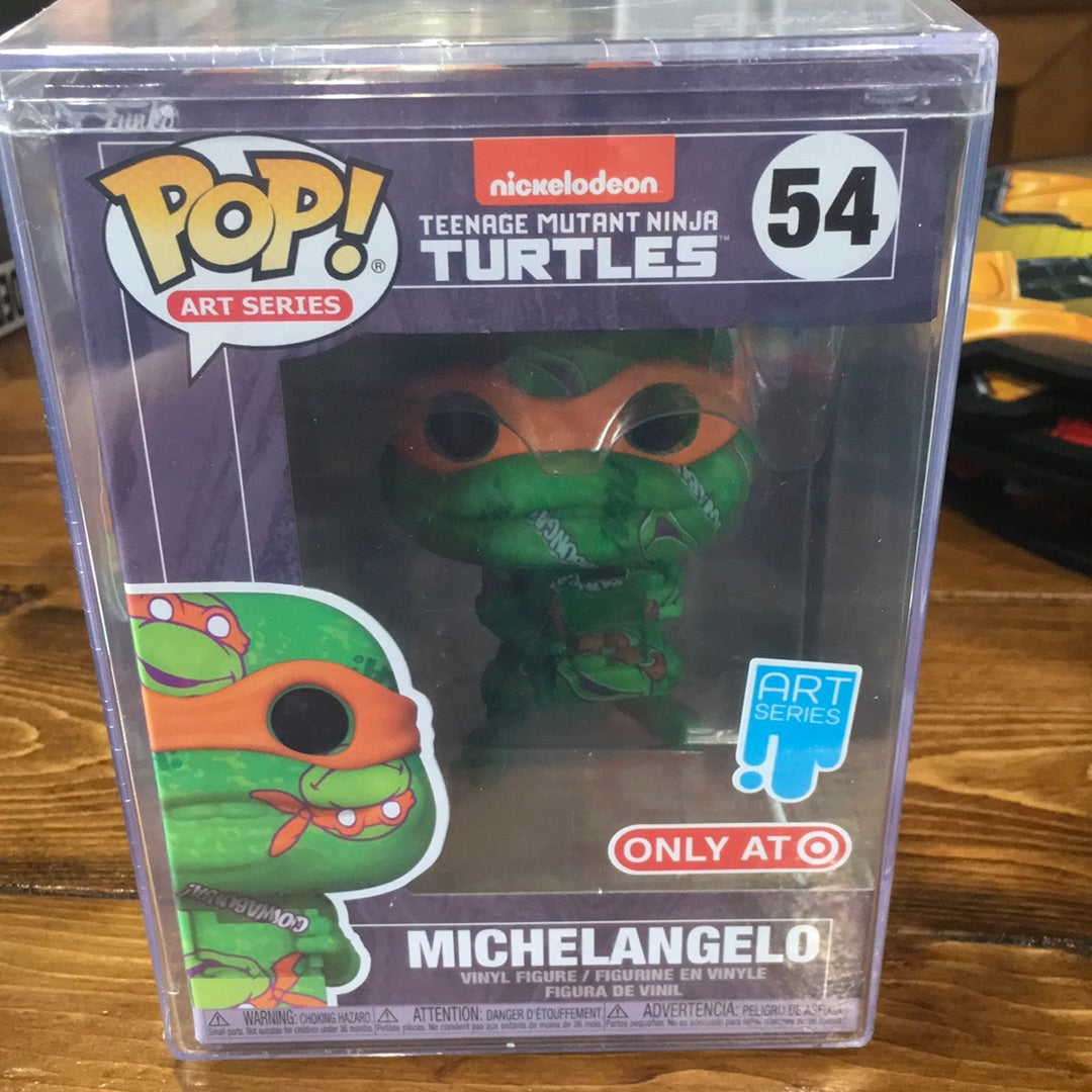 TMNT Michelangelo Art Series Target Exclusive Funko Pop vinyl Figure cartoon