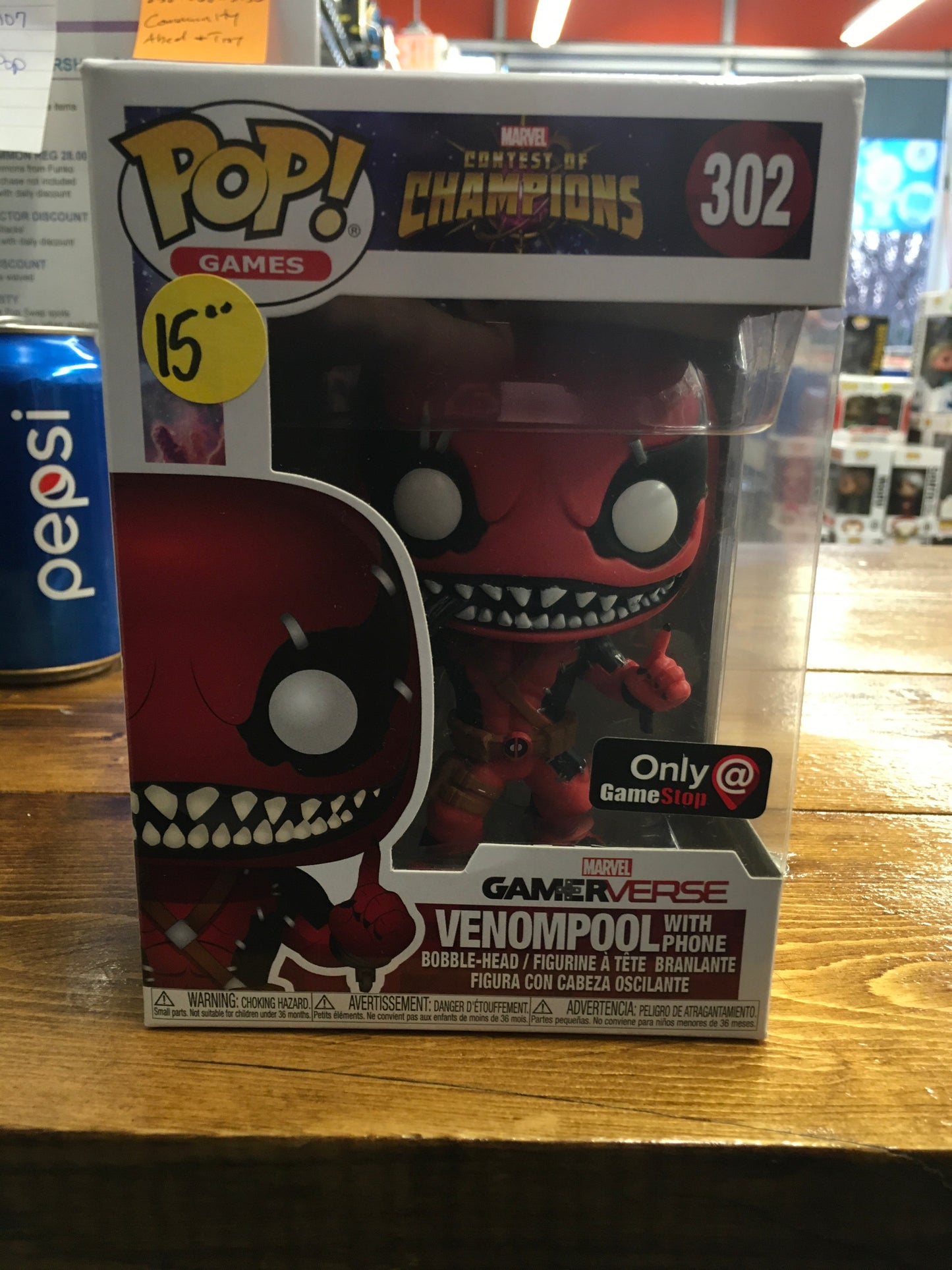 Deadpool Venompool 302 Exclusive marvel Funko pop! Vinyl Figure