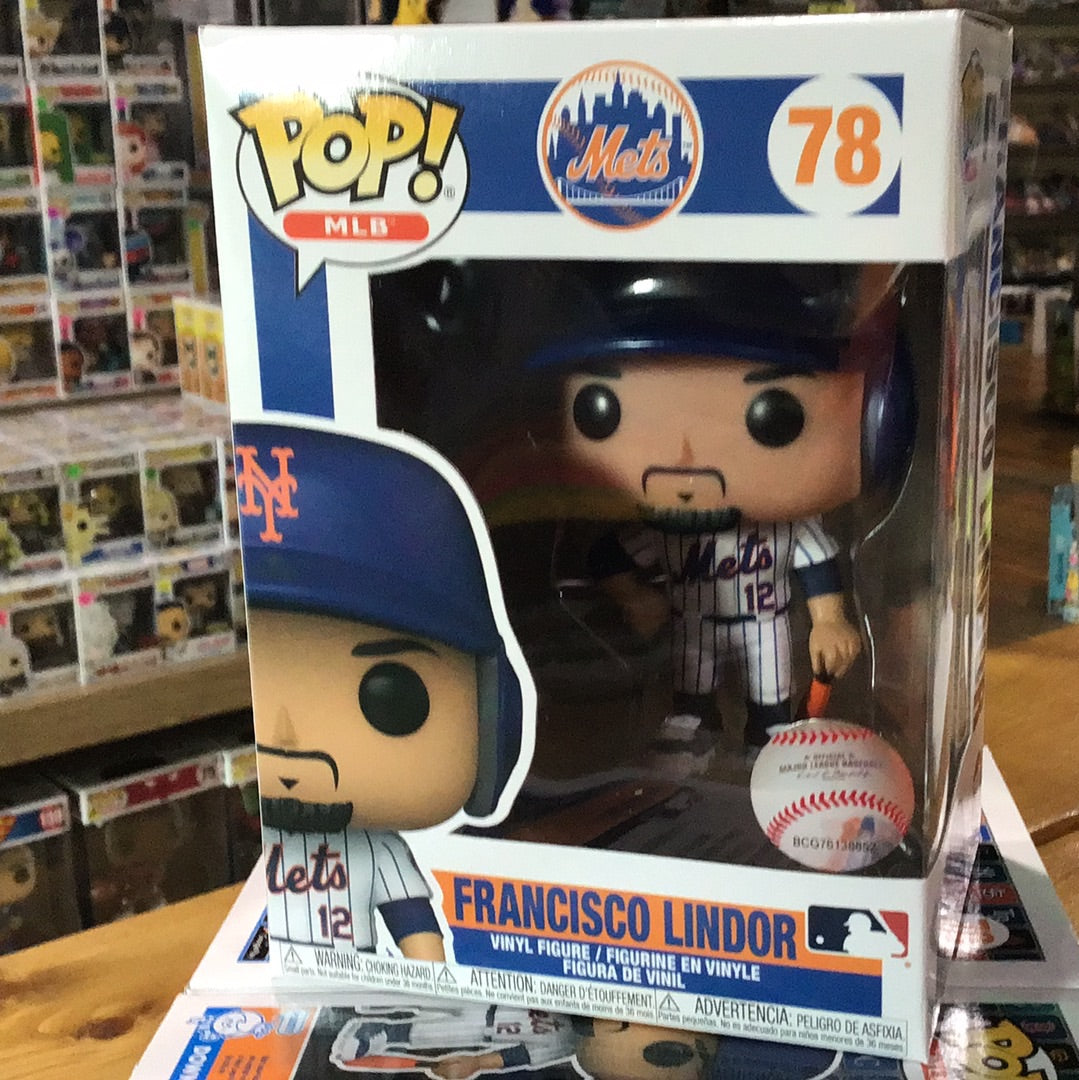 MLB Mets - Francisco Lindor #78 - Funko Pop! Vinyl Figure (Sports)