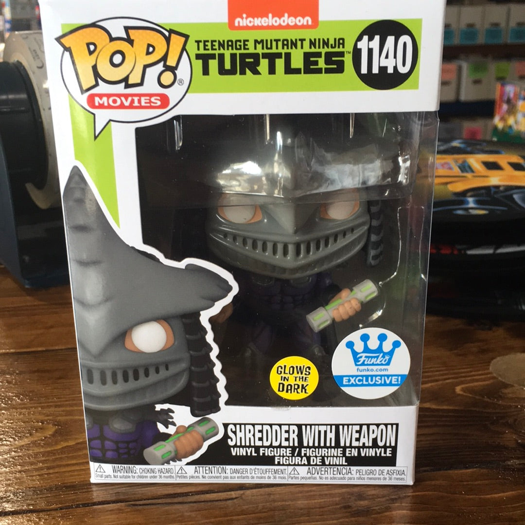 TMNT Super Shredder 1140 GITD Exclusive Funko Pop! Vinyl figure cartoon