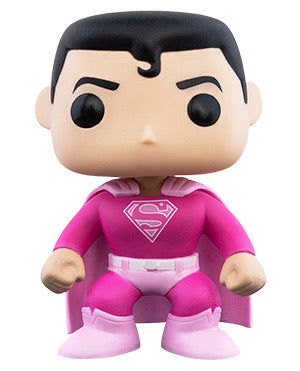 Breast cancer awareness Superman dc comics Funko Pop! Vinyl figure