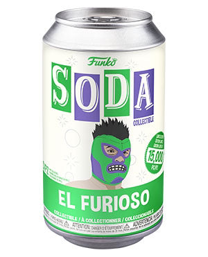 Vinyl Luchadores - El Furioso Hulk Sealed Mystery Funko SODA figure