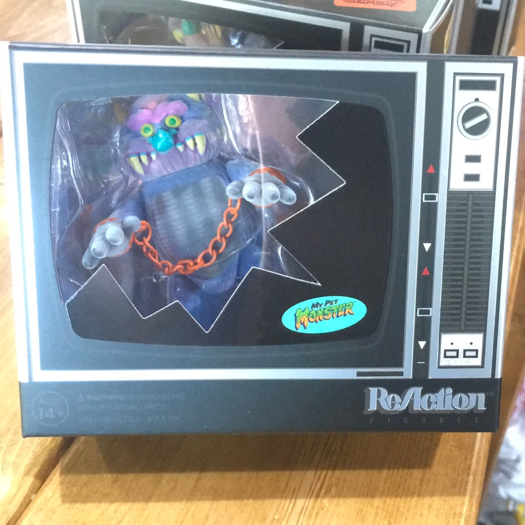 Super 7 My pet monster flocked REACTION FIGURE MOC new