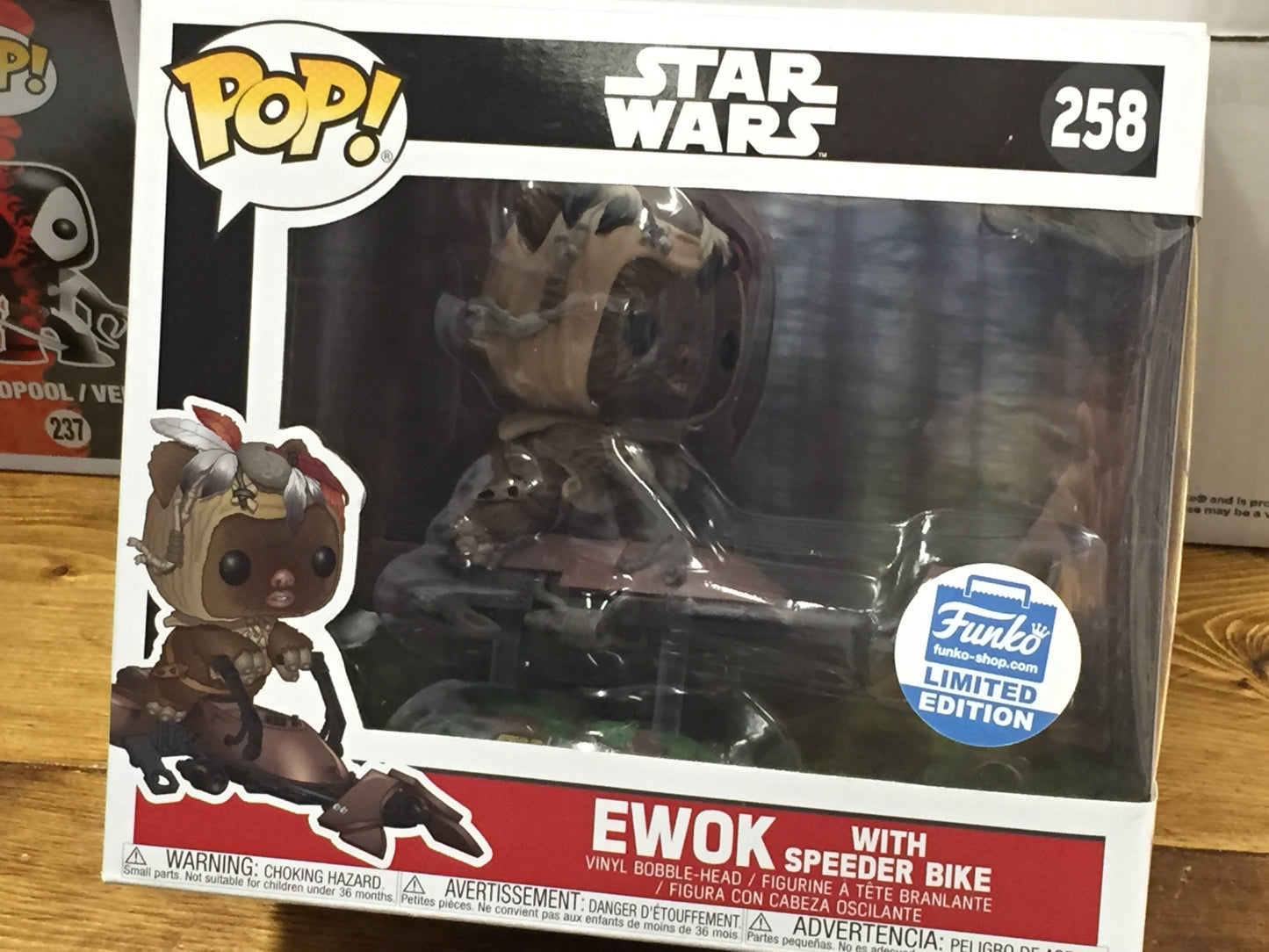 Star Wars Ewok on Speeder bike Funko Pop! VINYL Figure