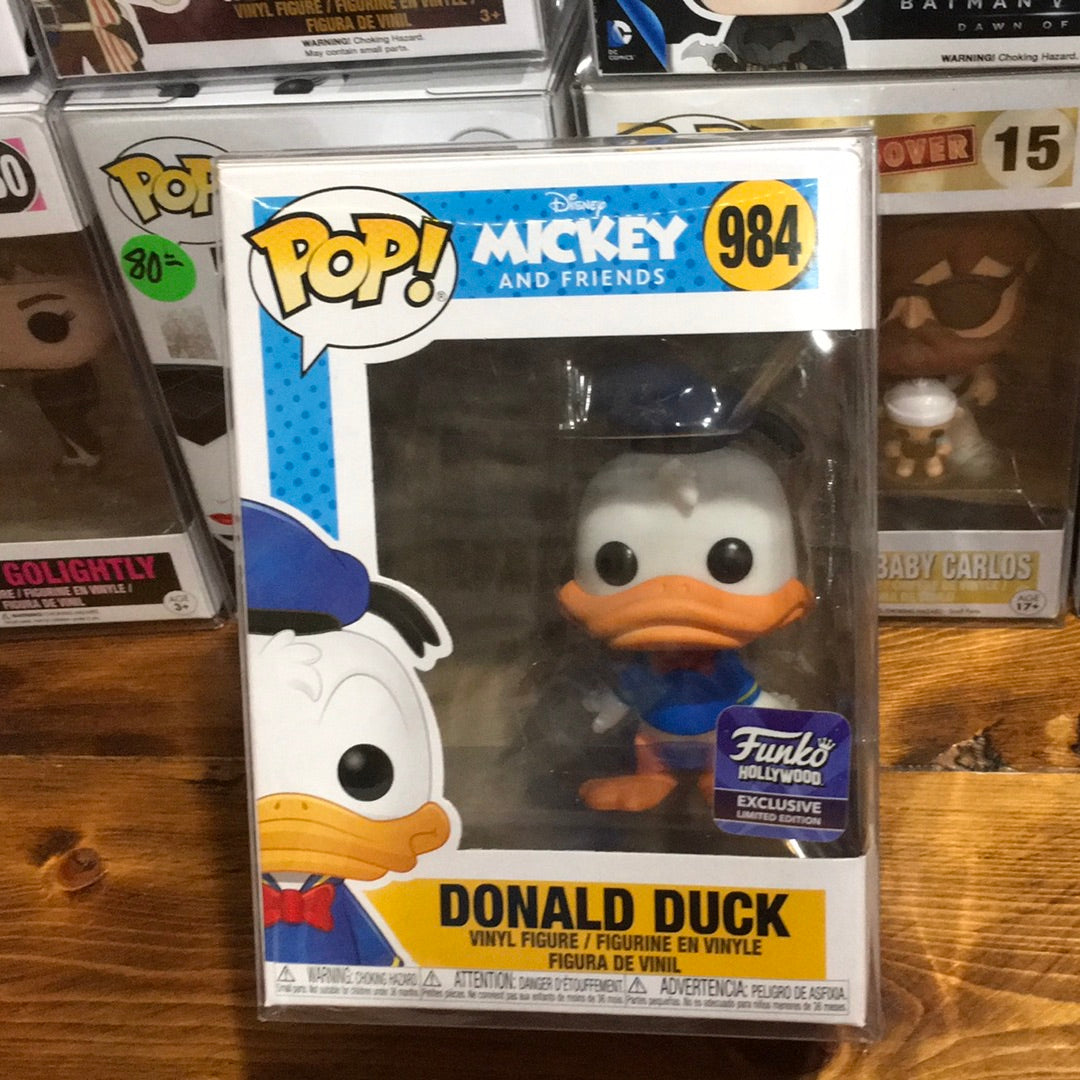 Disney Donald Duck Hollywood 984 exclusive Funko pop! Vinyl figure