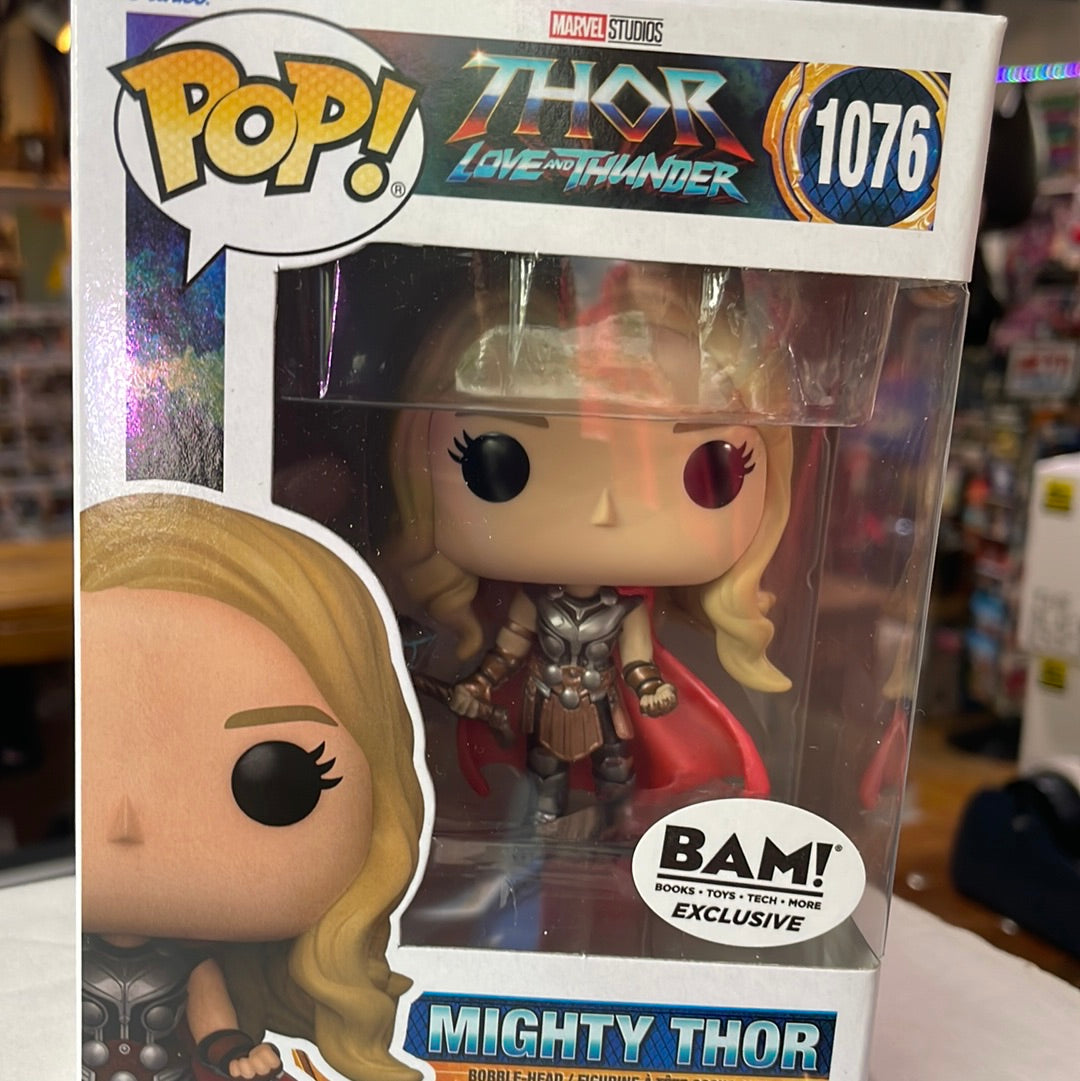 Marvel Thor love and thunder mighty Thor 1076 - Exclusive Funko Pop! V –  Tall Man Toys & Comics