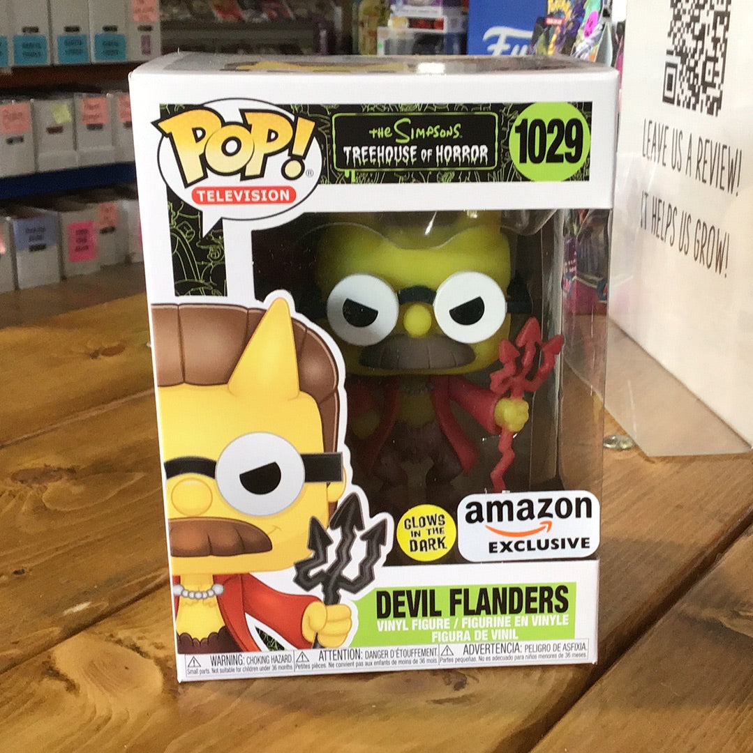 Simpson’s Devil Flander's exclusive Treehouse of Horror Funko Pop! Vinyl television