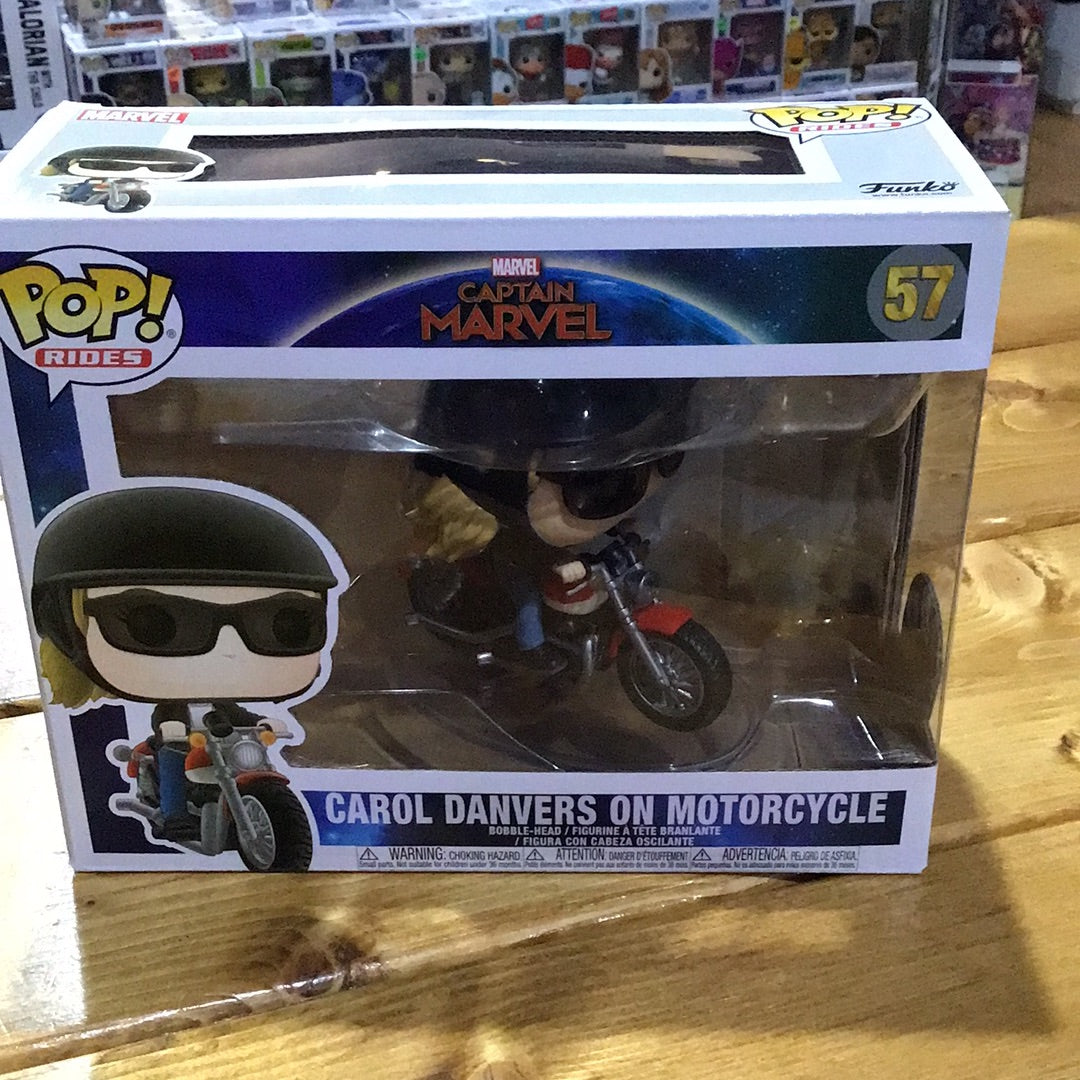 Captain Marvel On Motorcycle Funko Pop! Vinyl figure 2020