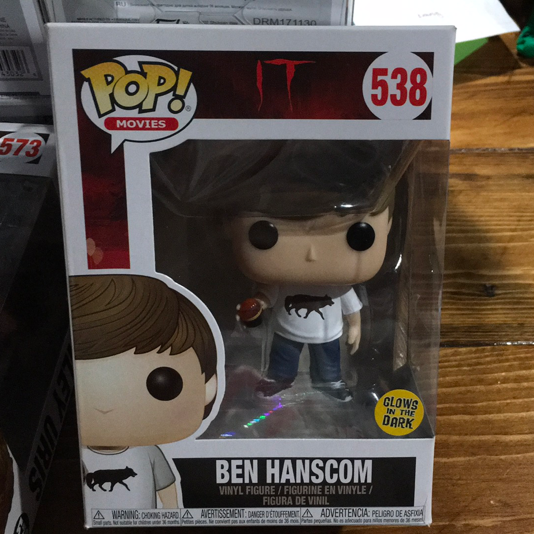 IT Ben Hanscom GITD Funko Pop! Vinyl figure movies