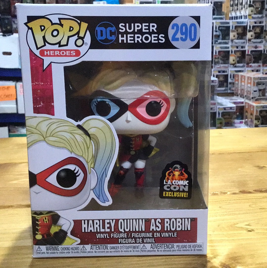 Harley Quinn as Robin 290 exclusive Funko Pop! Vinyl Figure DC Comics