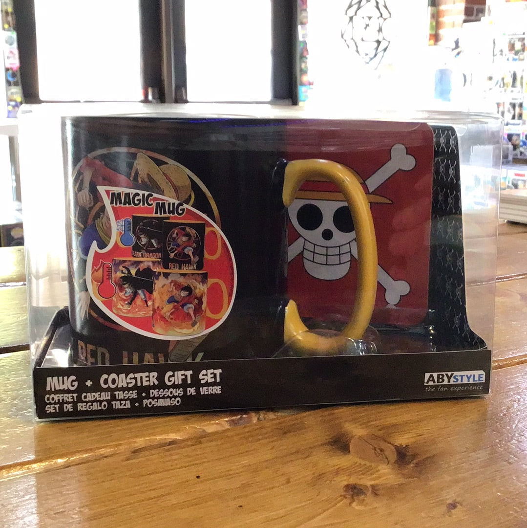 One Piece - Red Hawk Mug + Coaster Gift Set – Tall Man Toys & Comics
