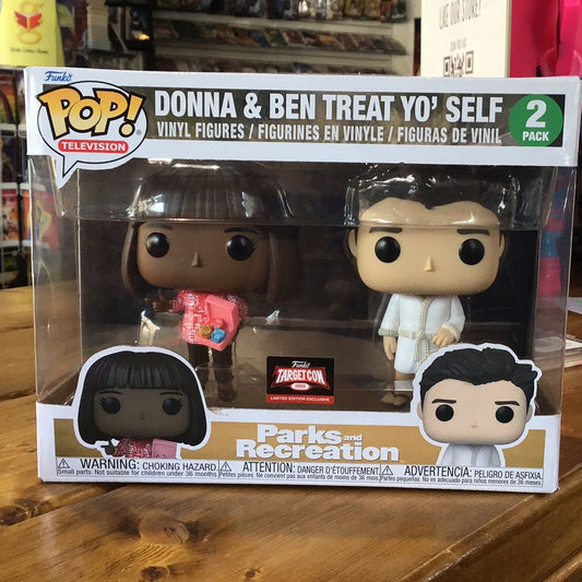 Parks & Rec Donna & Ben Treat Yo’ Self 2-pack Exclusive Funko Pop! Vinyl figure (television)