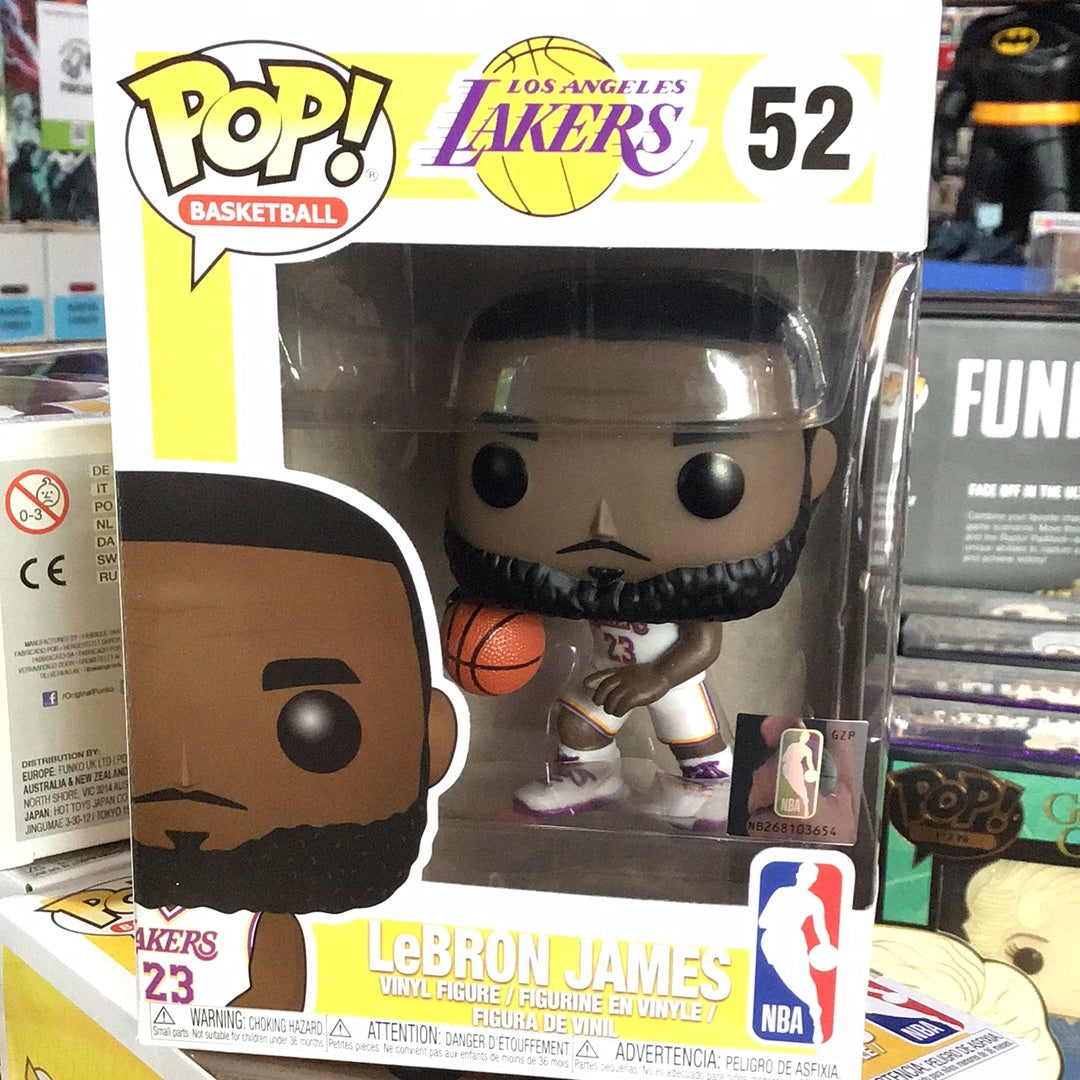 NBA Lakers LeBron James Funko Pop! Vinyl figure sports – Tall Man