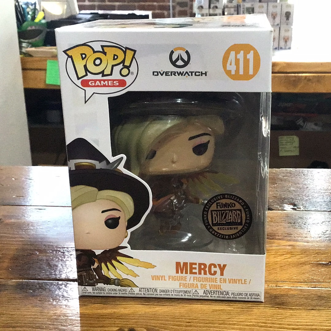Recite Smelte uvidenhed Mercy - Overwatch Video Game Blizzard Exclusive #411 Funko Pop! Figure –  Tall Man Toys & Comics
