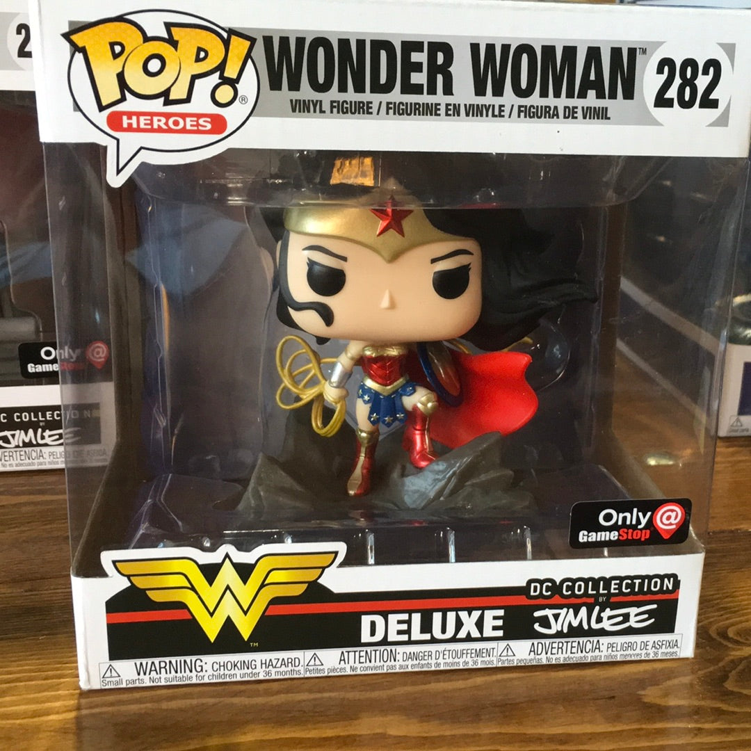 Wonder Woman deluxe exclusive 282 Jim Lee Funko Pop! Vinyl figure dc comics