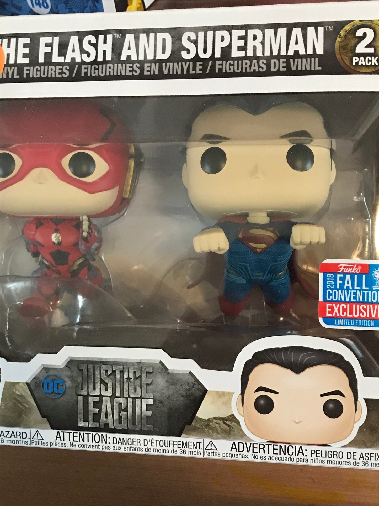 The Flash Superman 2 pack Exclusive Funko Pop! Vinyl Figure dc comics