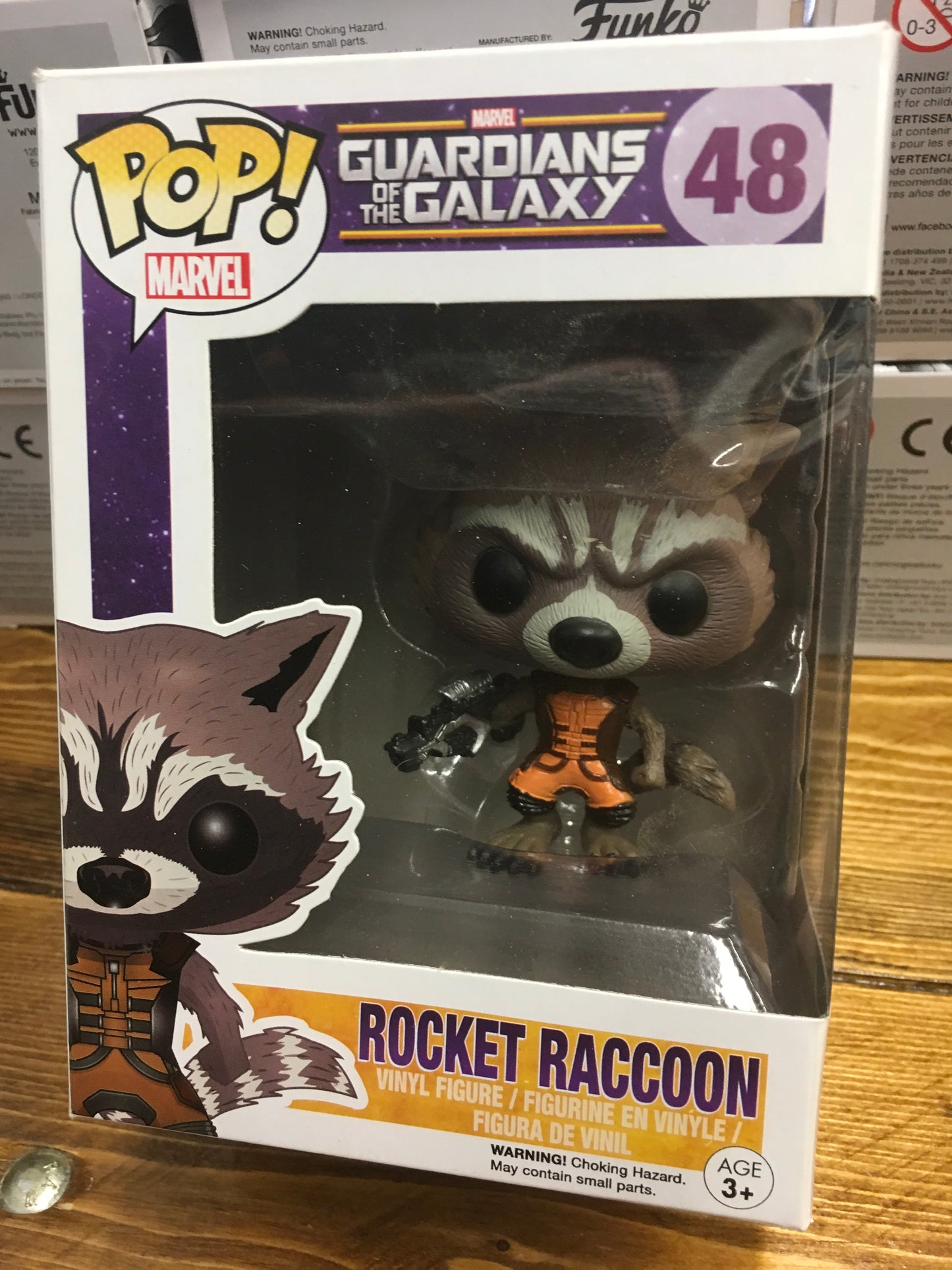Guardians of the Galaxy Rocket Raccoon Funko Pop! Vinyl figure marvel