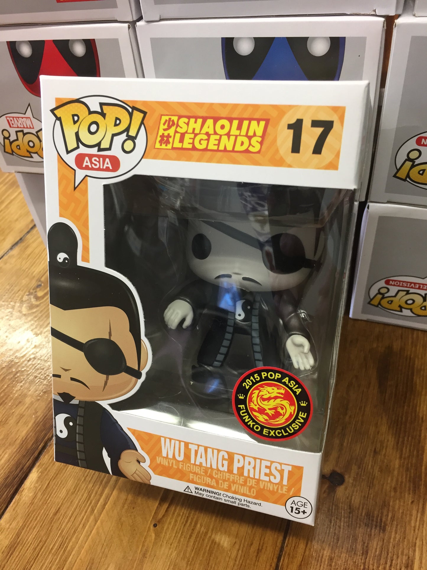Shaolin legends Will Tang priest Asia Exclusive Funko Pop vinyl Figure