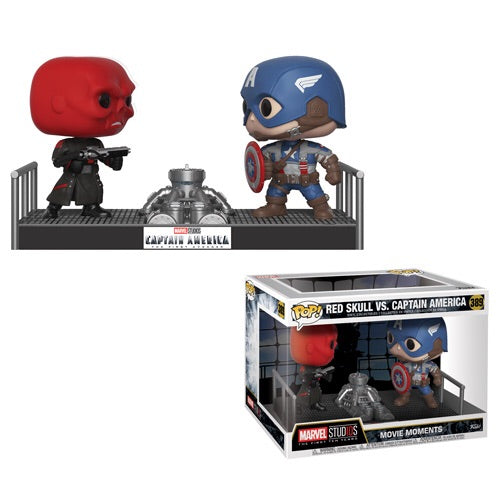Captain America vs Red skull movie moments Funko Pop! Vinyl figure marvel