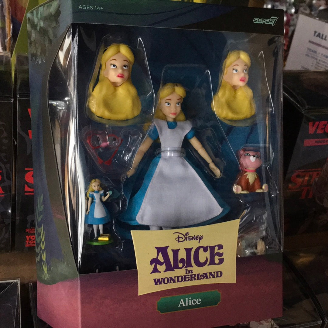 Super7 Disney Ultimates Alice in Wonderland Alice Action Figure - Buy at  Not Just Toyz