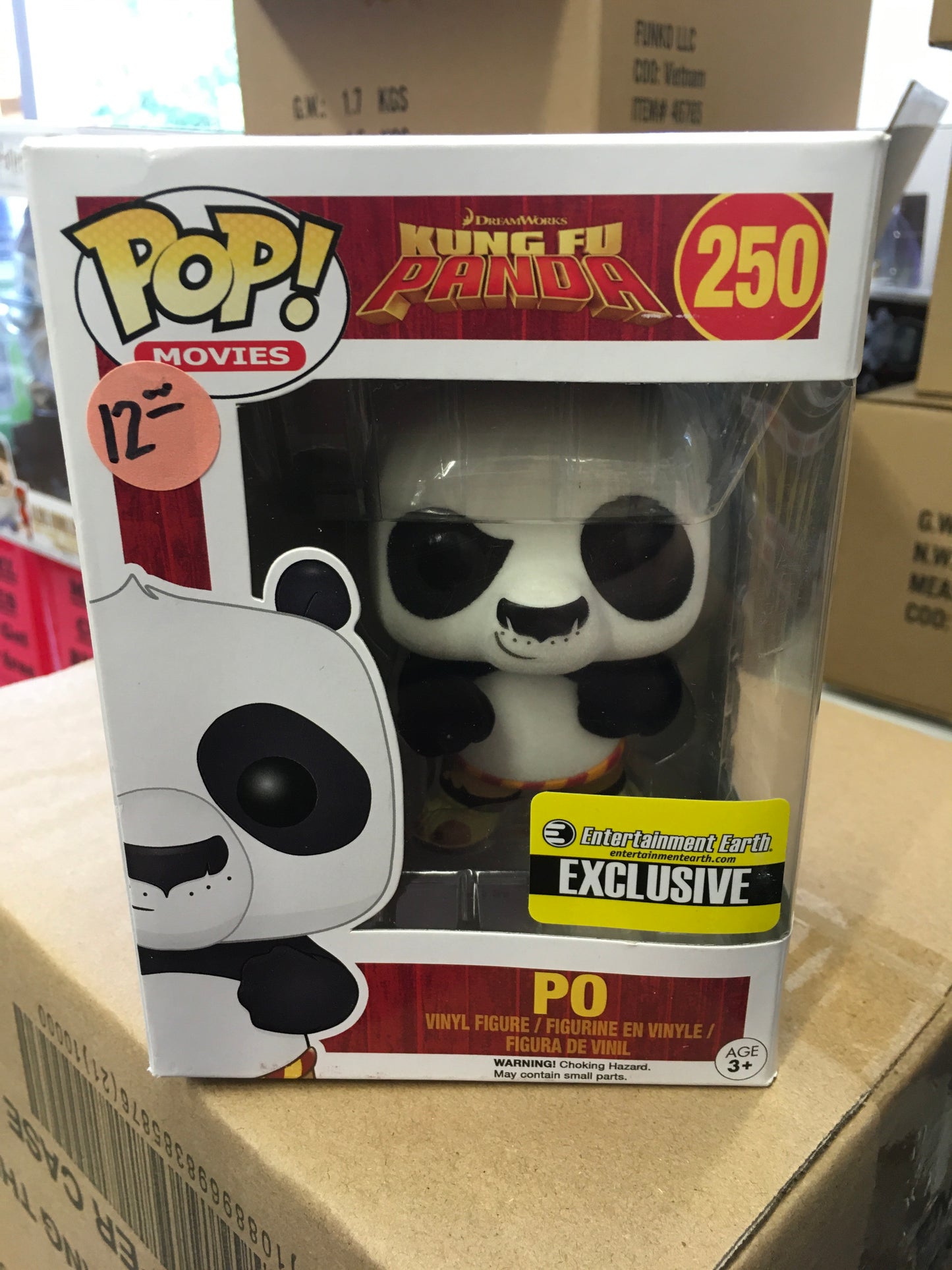 Kung Fu Panda Po 250 Exclusive Funko pop vinyl figure cartoon
