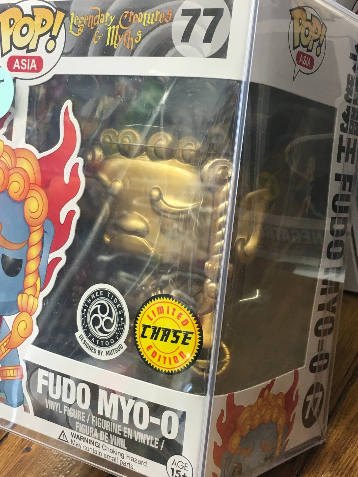 Asia Myths Fudo Myo-o gold chase Funko Pop! Vinyl Figure anime