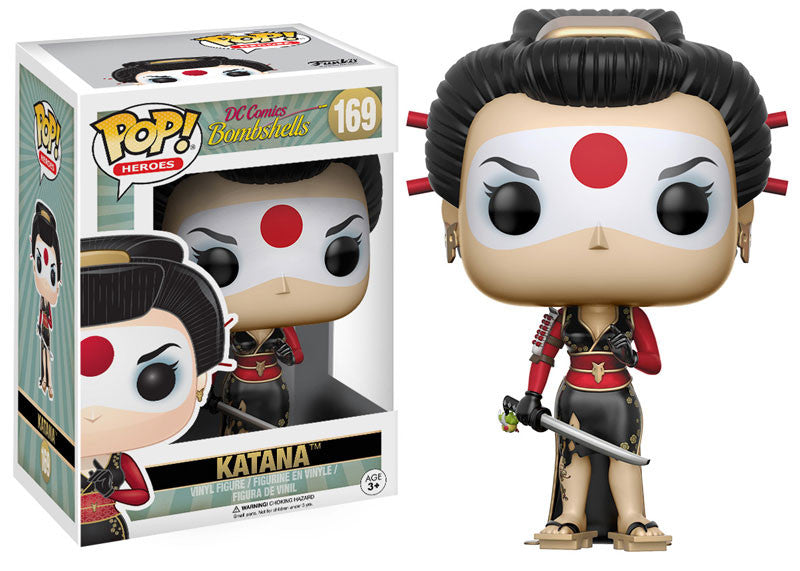 DC Bombshells Katana Funko Pop! vinyl figure comics