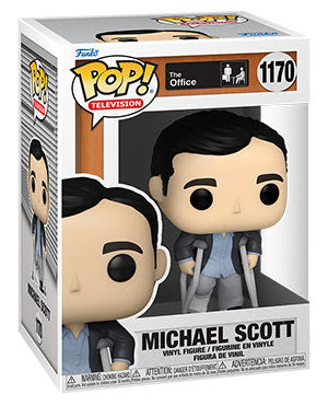 The Office - Michael Scott Standing w/Crutches #1170 - Funko Pop! Vinyl Figure (television)