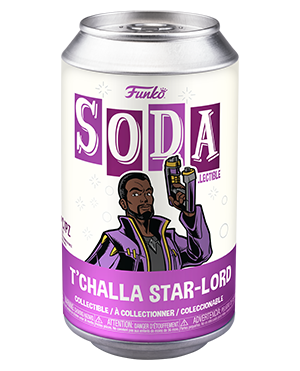 Marvel - What If Starlord T'Challa - Funko Mystery Soda Figure