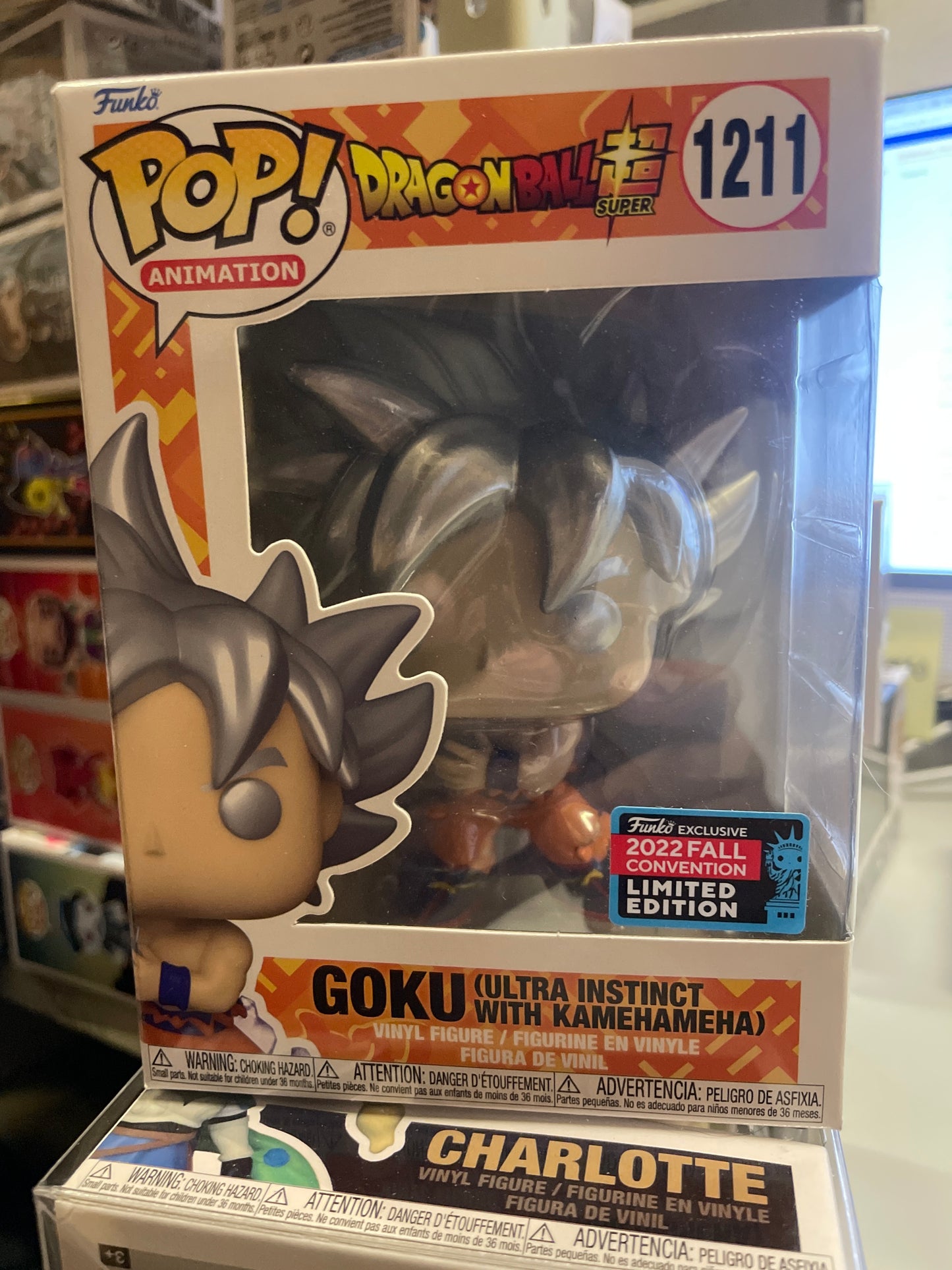 DBZ - Ultra Instinct Goku #1211 with kamehameha - Funko Pop Vinyl Figure